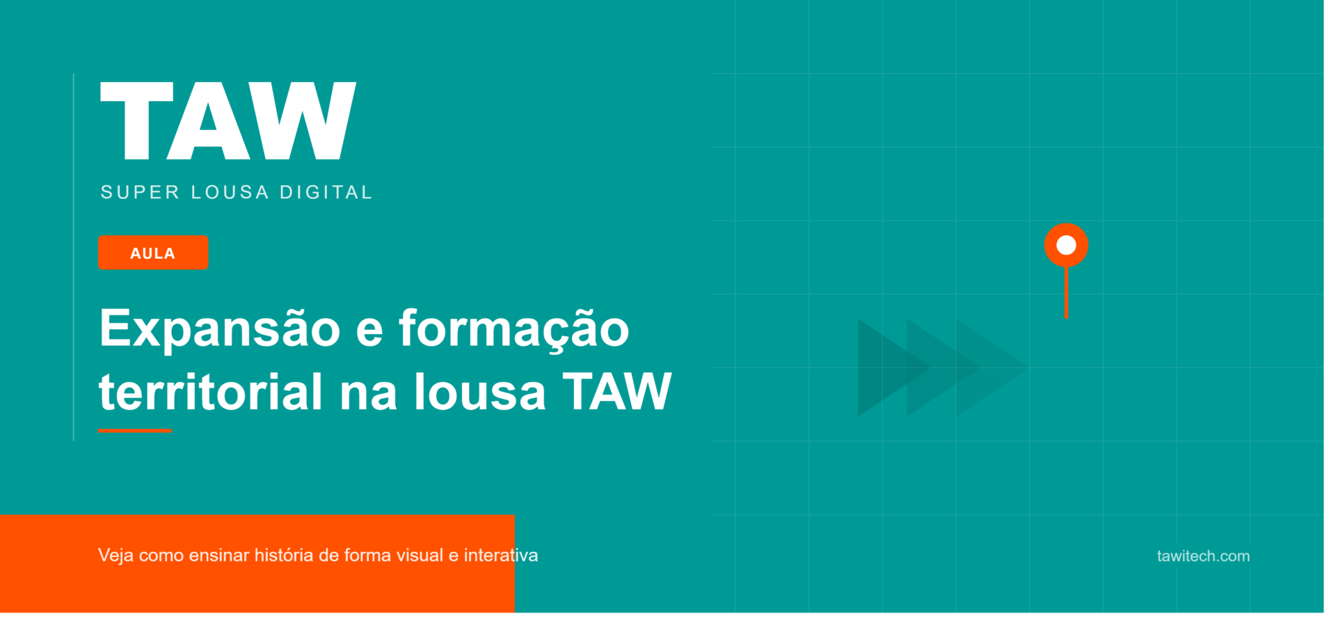 Aula: A expansão e a formação territorial na lousa TAW